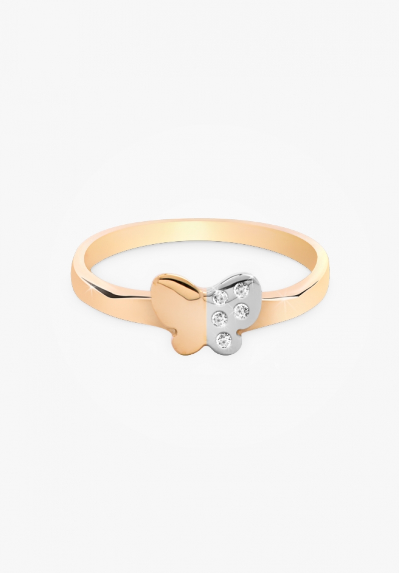 BG-GR2-2T-DD BAGUE_DEUX TONS_5 DIAMENTS