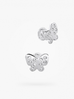 Studs earrings, full cubic zirconia