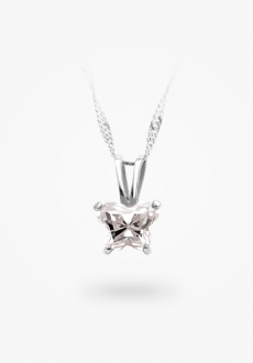 Pendentif papillon, en argent