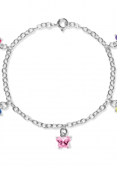 Bracelet breloques papillons