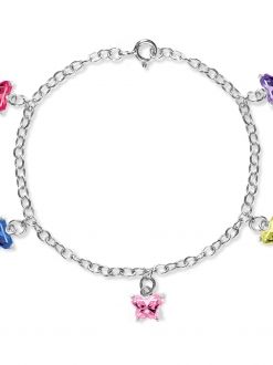 Bracelet breloques papillons