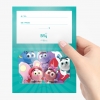 PR-CC-PAP cartes cadeau personnage enveloppe