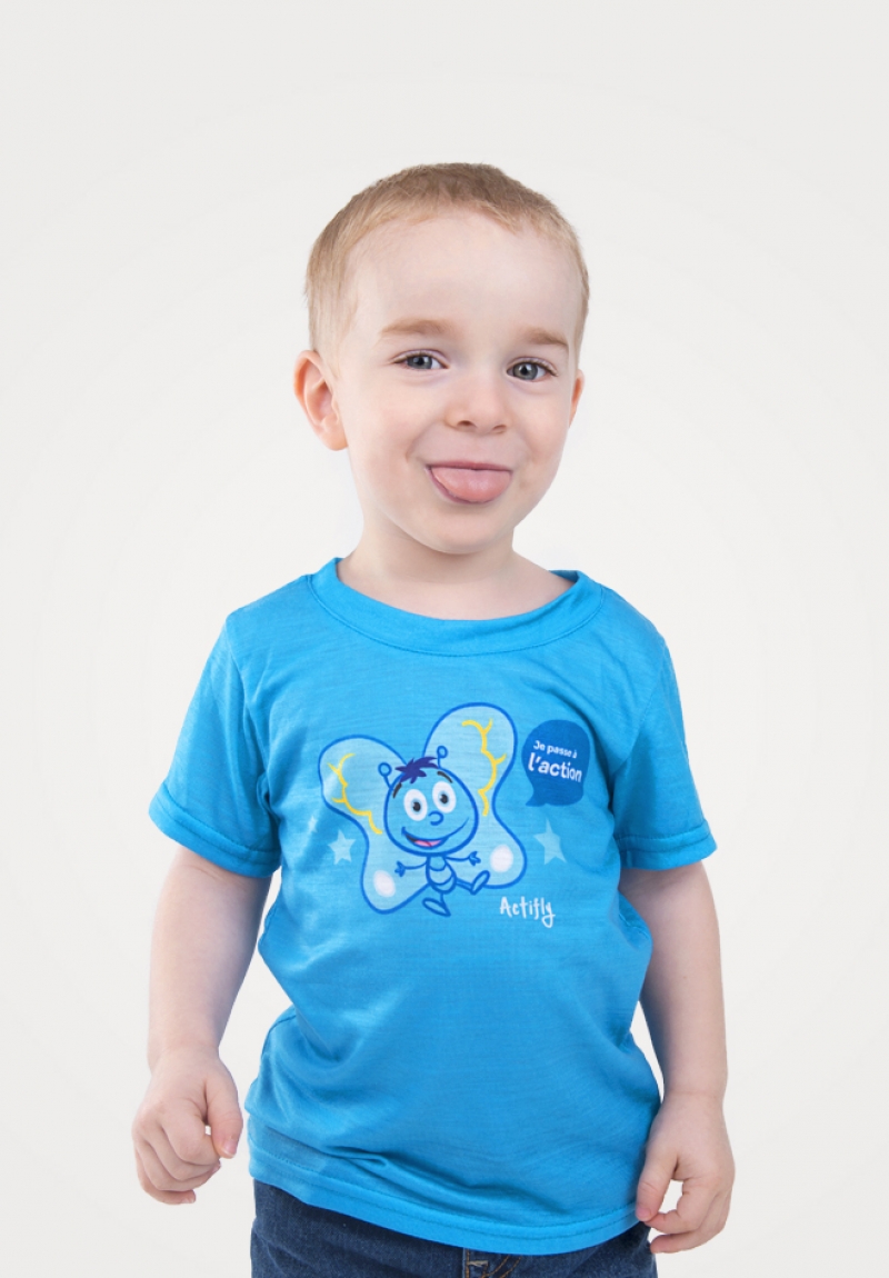 T-SHIRT BULLE ACTIFLY