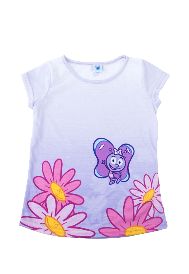 T-shirt Dreamifly et les fleurs, manches courtes