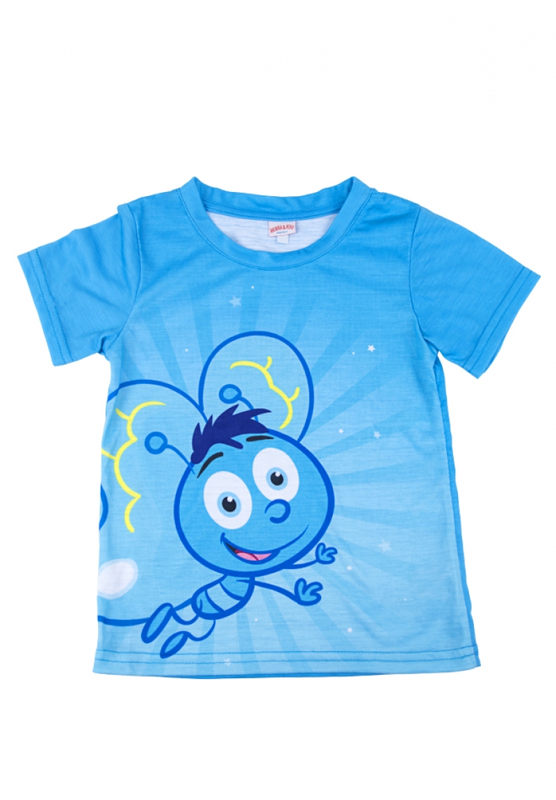 T-SHIRT PERSONNAGE 2D ACTIFLY_À PLAT